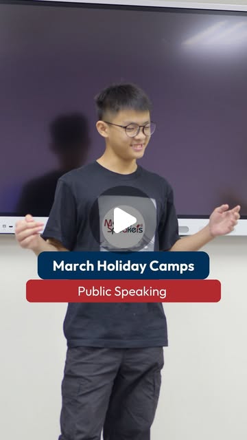 A Master Speakers public speaking holiday programme moment