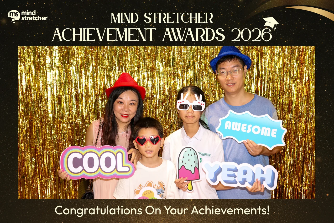 Mind Stretcher Achievement Awards ceremony moment